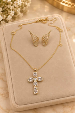 Conjunto Fiona — Colar e Brincos