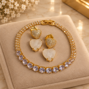 Conjunto Amanda — Pulseira e Brincos