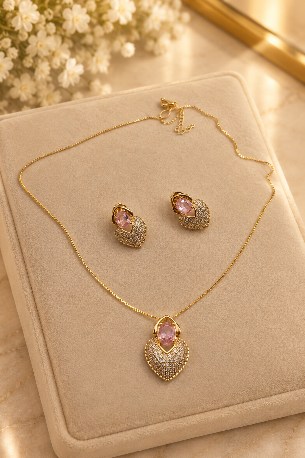Conjunto Celine — Colar e Brincos