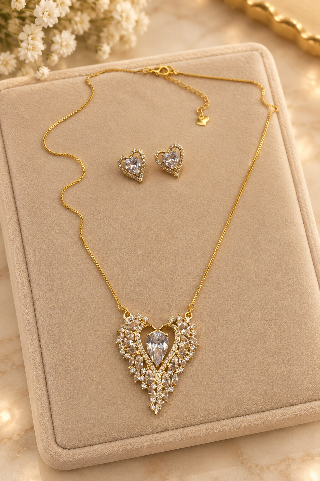 Conjunto Elisa — Colar e Brincos