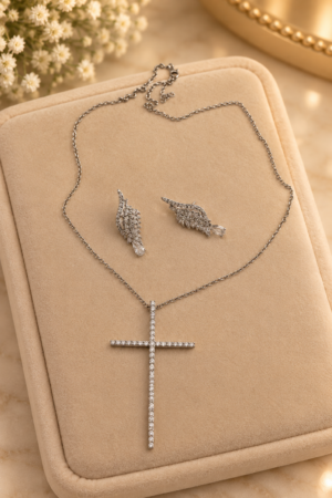 Conjunto Angelis — Colar e Brincos