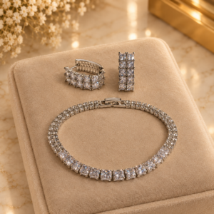 Conjunto Alina — Pulseira e Brincos